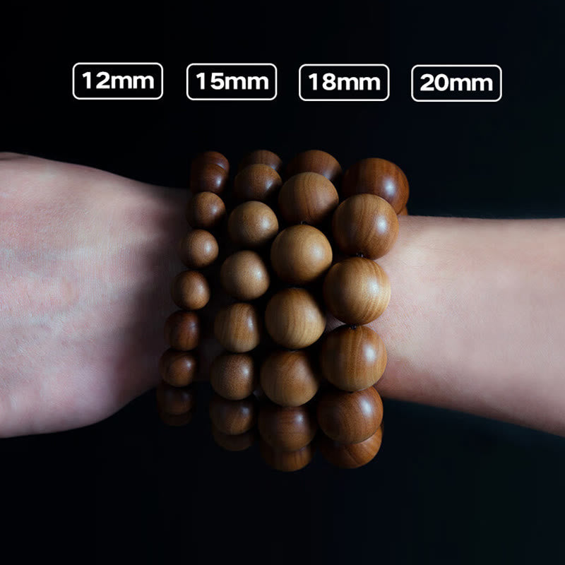 8mm Mysore Sandalwood Wood Mala Bracelet for Meditation