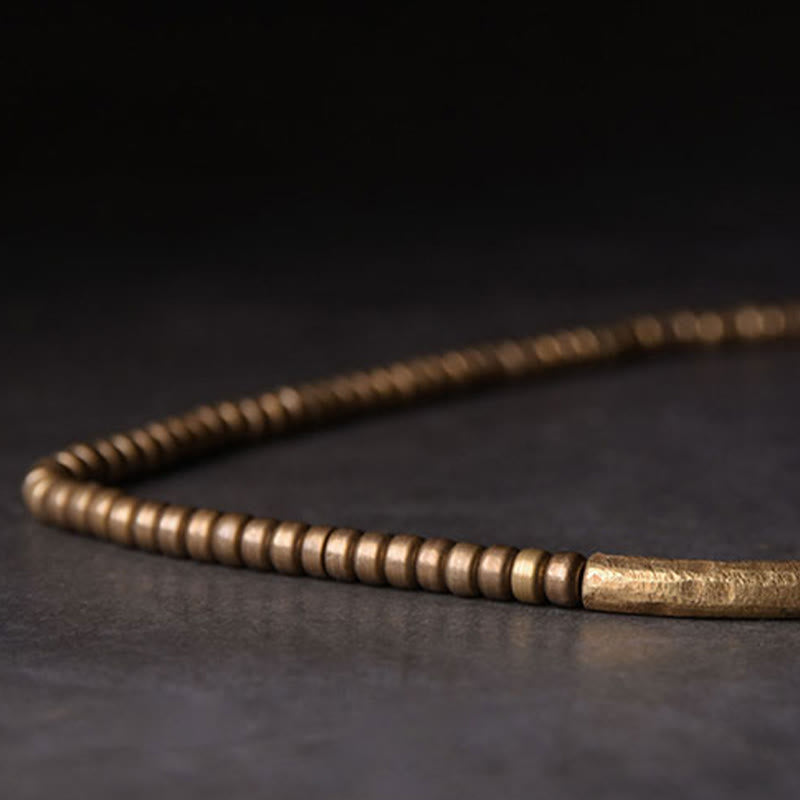 Multi-Layered Lava Rock & Copper Spiritual Wrap Bracelet