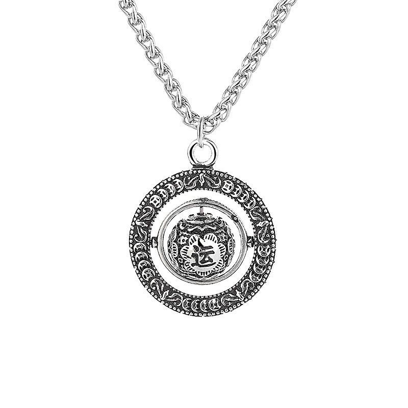 Copper Spiritual Necklace with Rotatable Pendant | Luck & Healing