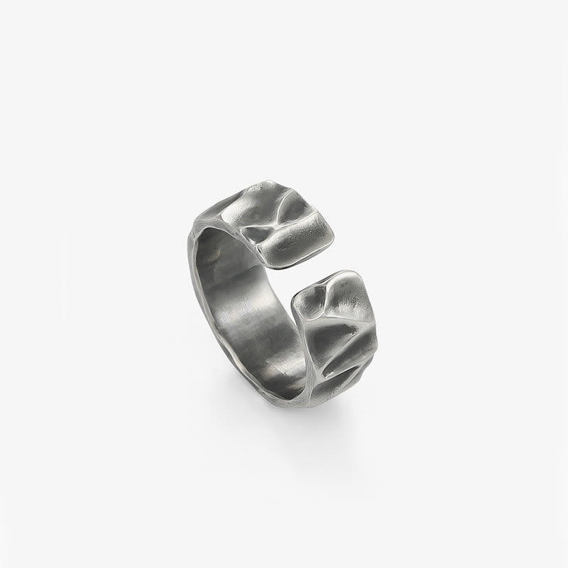 Adjustable Sterling Silver Spiritual Protection Ring