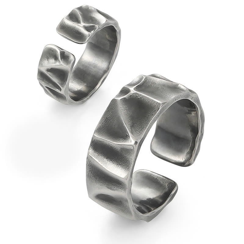 Adjustable Sterling Silver Spiritual Protection Ring