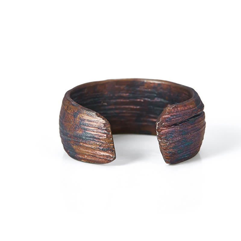 Adjustable 999 Sterling Silver & Copper Spiritual Protection Ring