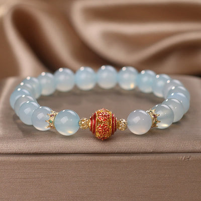 Natural Aquamarine Bracelet for Emotional Balance and Healing