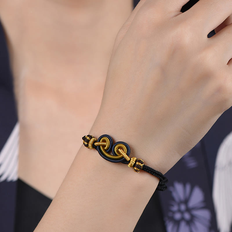 Wukong Knot Braided Bracelet for Protection and Spiritual Strength