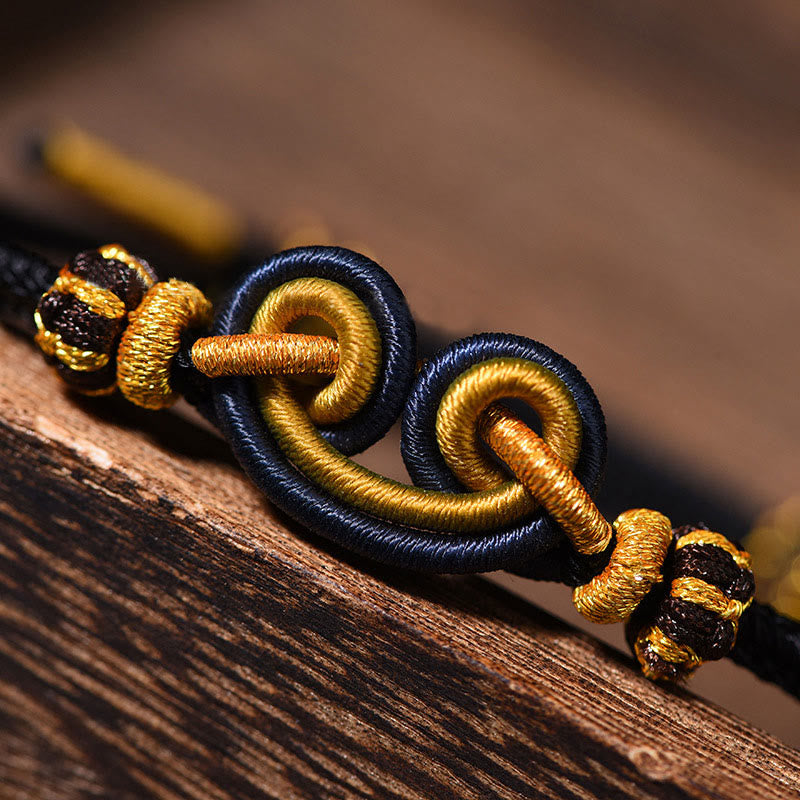Wukong Knot Braided Bracelet for Protection and Spiritual Strength