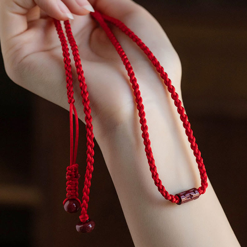Cinnabar Blessing Red String Belly Chain for Calm & Protection