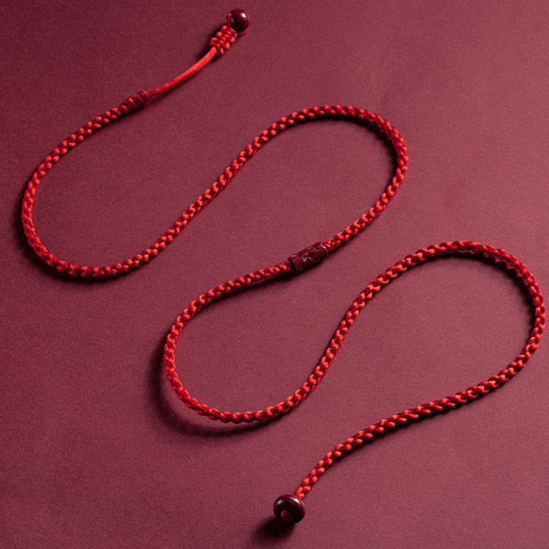 Cinnabar Blessing Red String Belly Chain for Calm & Protection