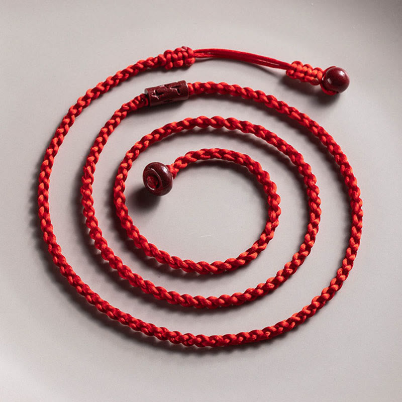 Cinnabar Blessing Red String Belly Chain for Calm & Protection