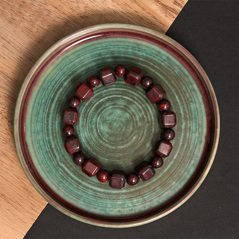 Bloodstone Strength Spiritual Bracelet for Vitality & Protection