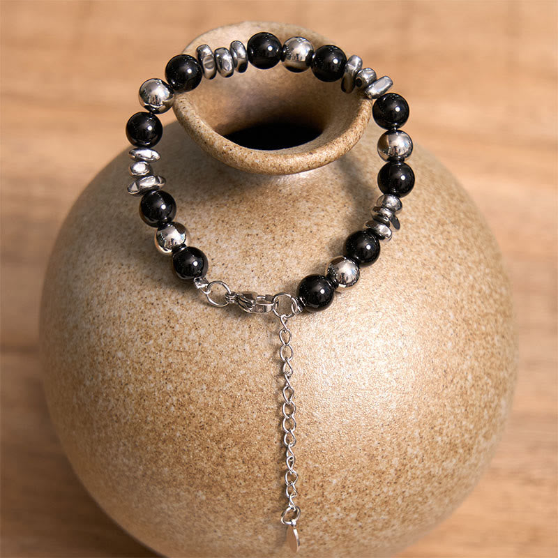 Black Onyx Spiritual Protection Bracelet Unisex