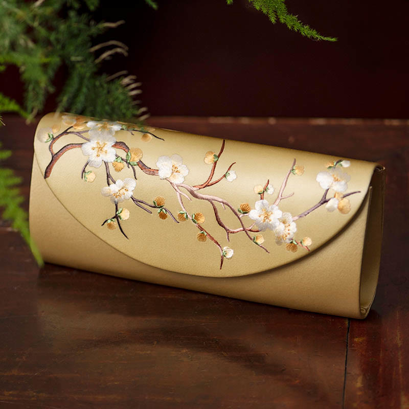 Plum Blossom Tulip Embroidered Handbag | Spiritual Jewelry