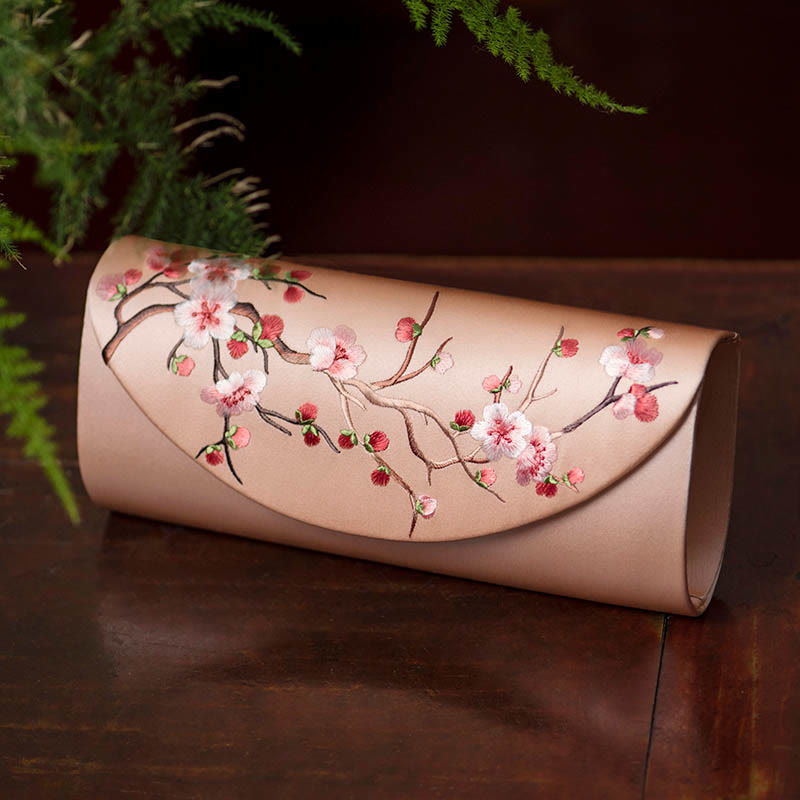 Plum Blossom Tulip Embroidered Handbag | Spiritual Jewelry