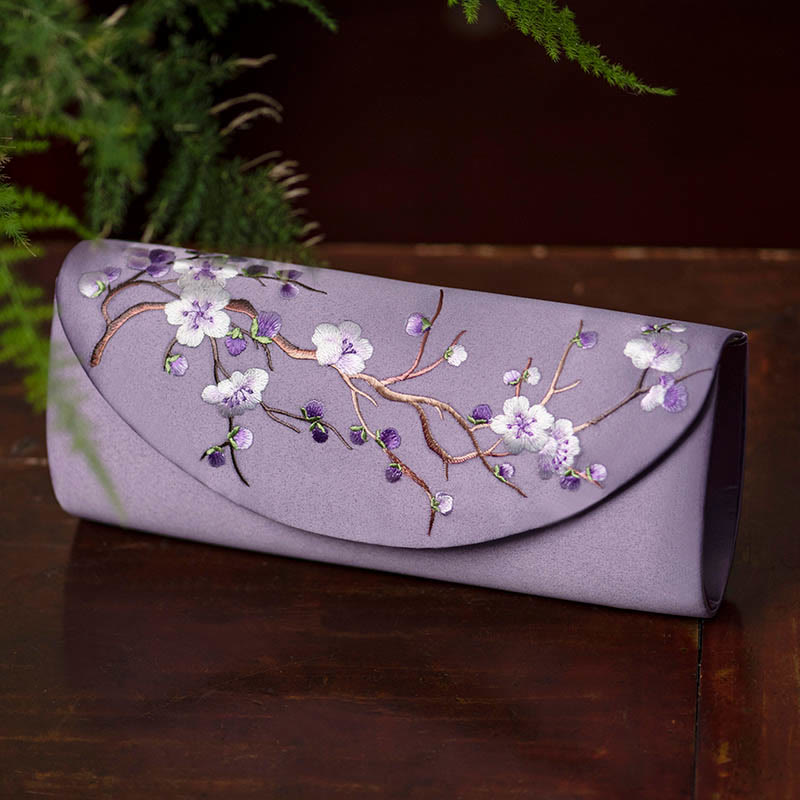 Plum Blossom Tulip Embroidered Handbag | Spiritual Jewelry