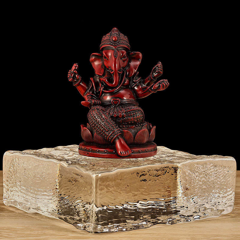 Mini Small Golden Ganesh Statue 4.5x4x6cm for Meditation