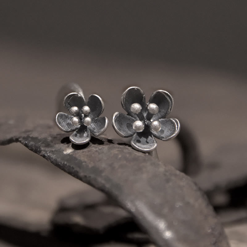 925 Sterling Silver Spiritual Flower Ring