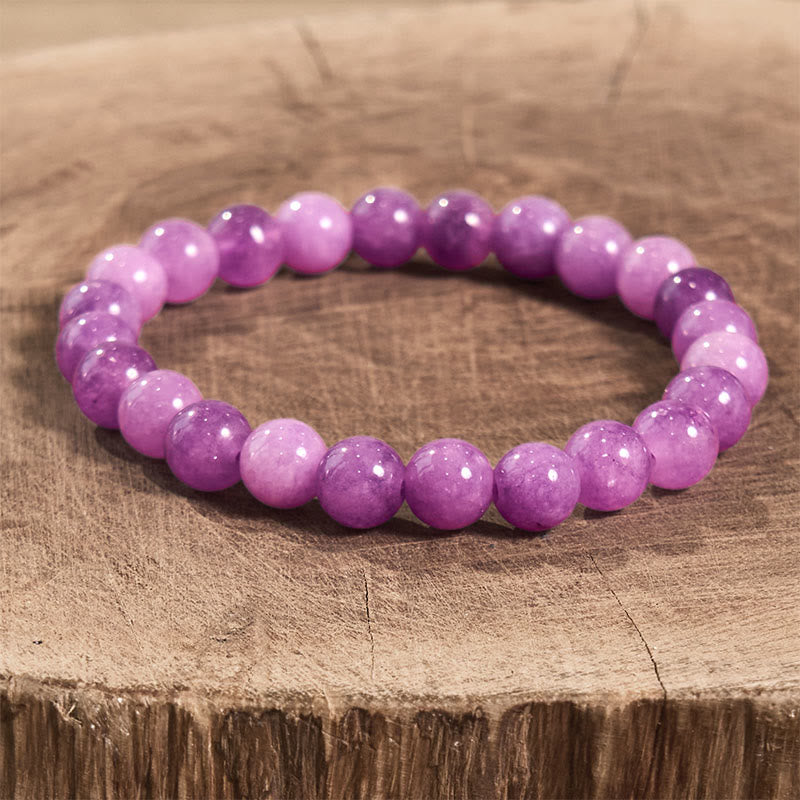 8mm Lepidolite Inner Peace Spiritual Beaded Bracelet