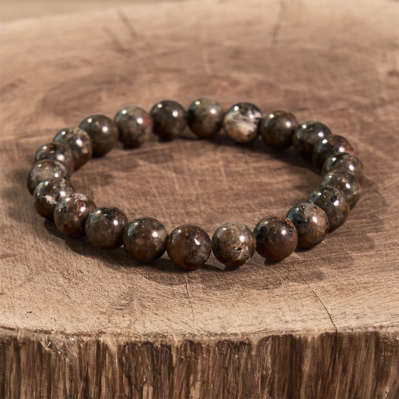 Yooperlite 8mm Spiritual Creativity Bracelet for Confidence