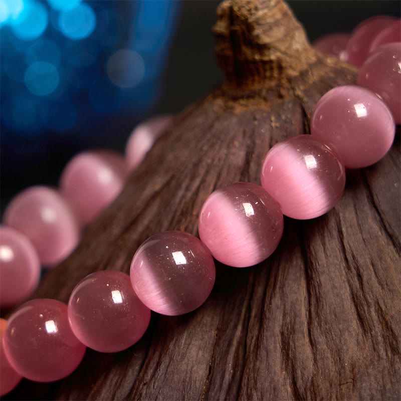 Cat's Eye Chrysoberyl Flower Love Bracelet | Healing Sounds