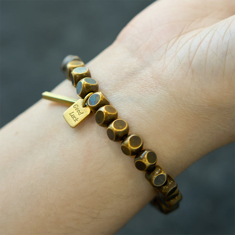 6mm Copper Spiritual Wealth Bracelet for Good Luck & Balance