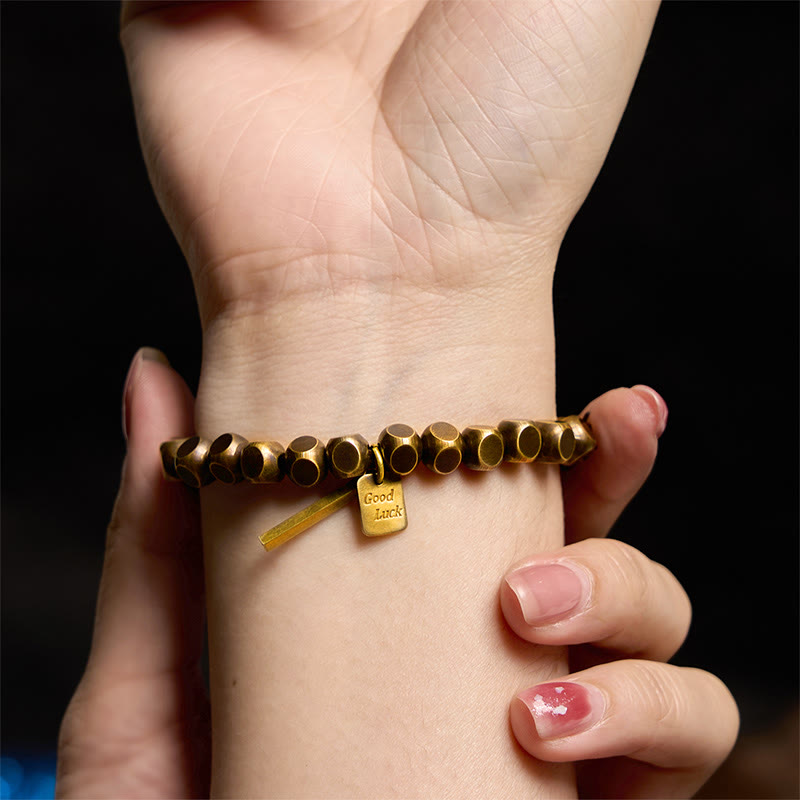 6mm Copper Spiritual Wealth Bracelet for Good Luck & Balance