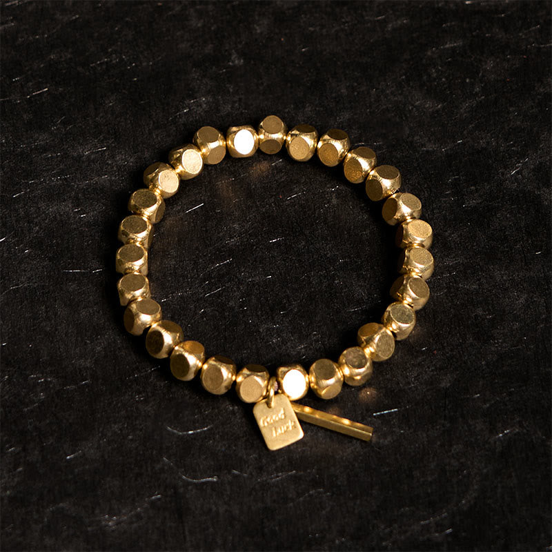 6mm Copper Spiritual Wealth Bracelet for Good Luck & Balance