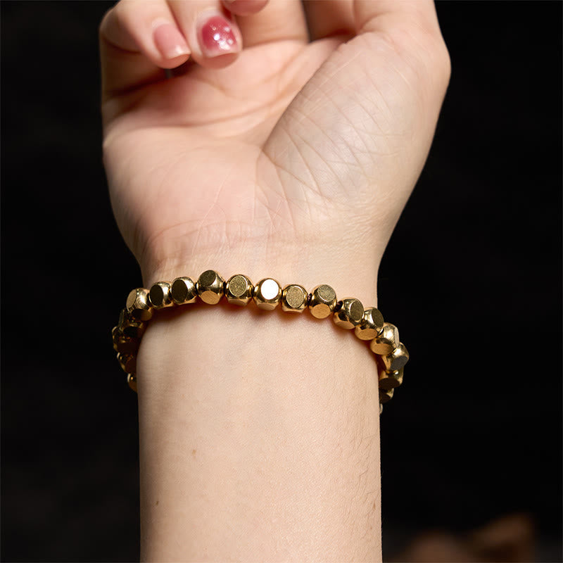 Copper Good Luck Healing Bracelet 6mm