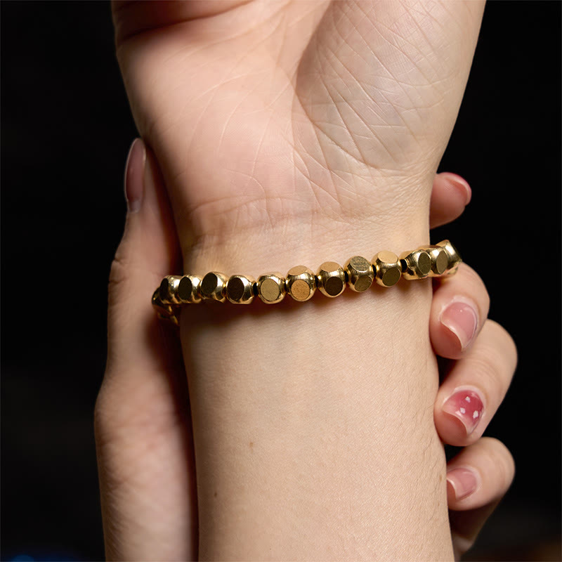 Copper Good Luck Healing Bracelet 6mm