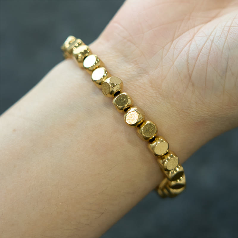 Copper Good Luck Healing Bracelet 6mm