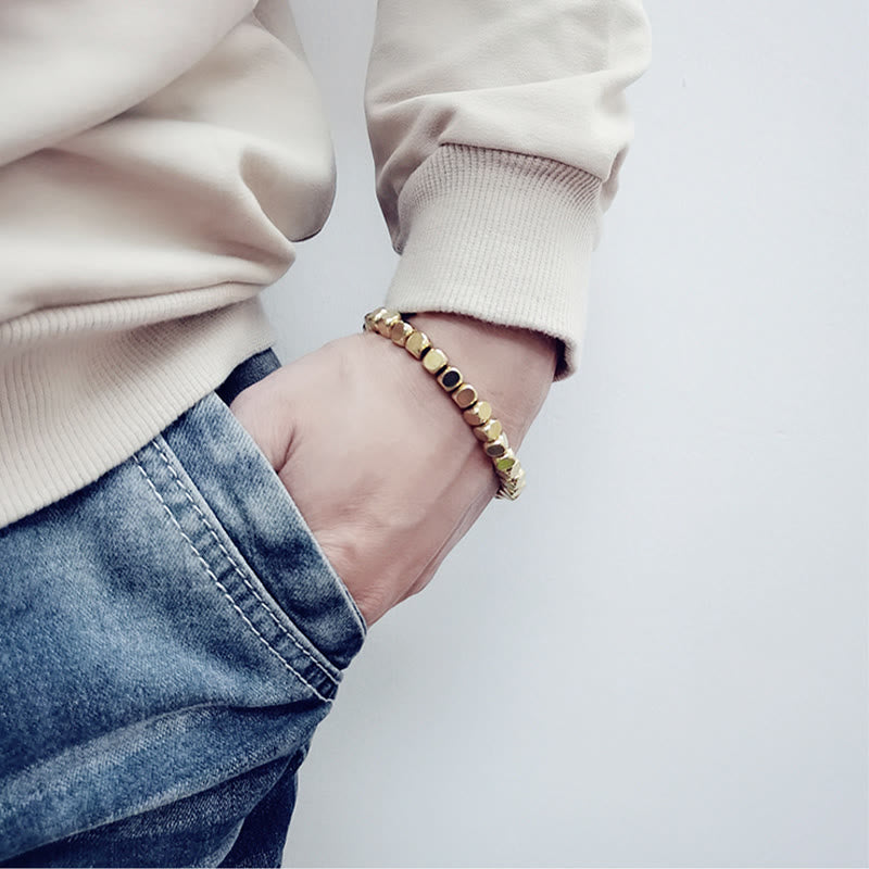 Copper Good Luck Healing Bracelet 6mm