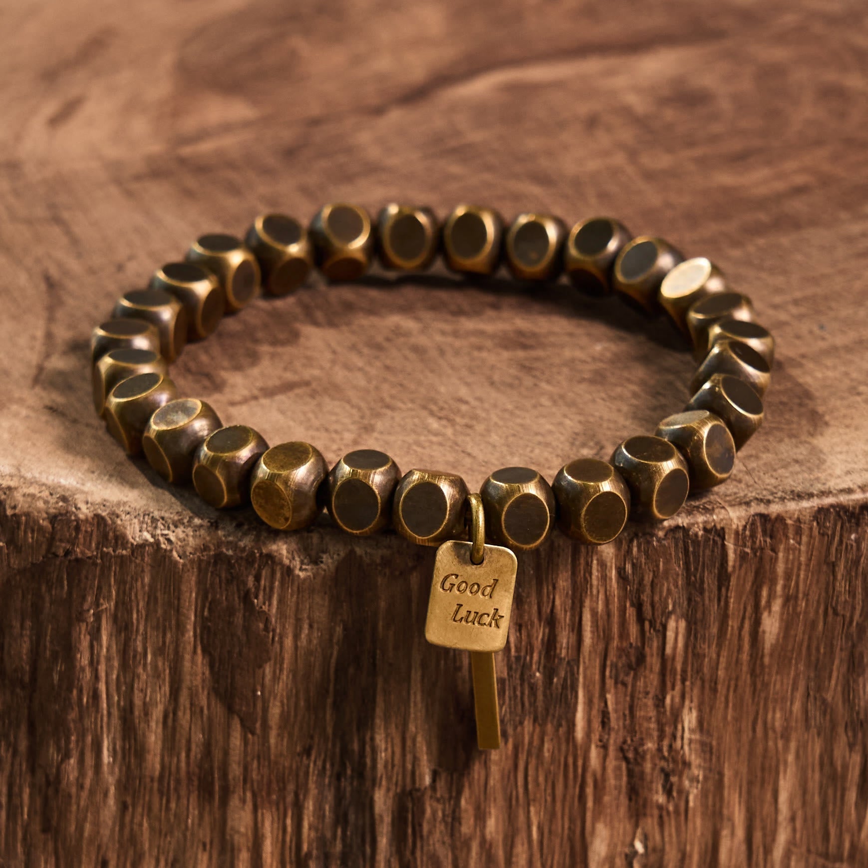 6mm Copper Spiritual Wealth Bracelet for Good Luck & Balance