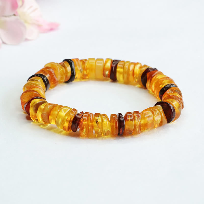 Amber Confidence Peace Buckle Bracelet