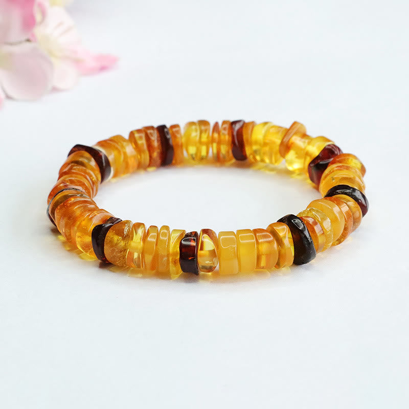 Amber Confidence Peace Buckle Bracelet