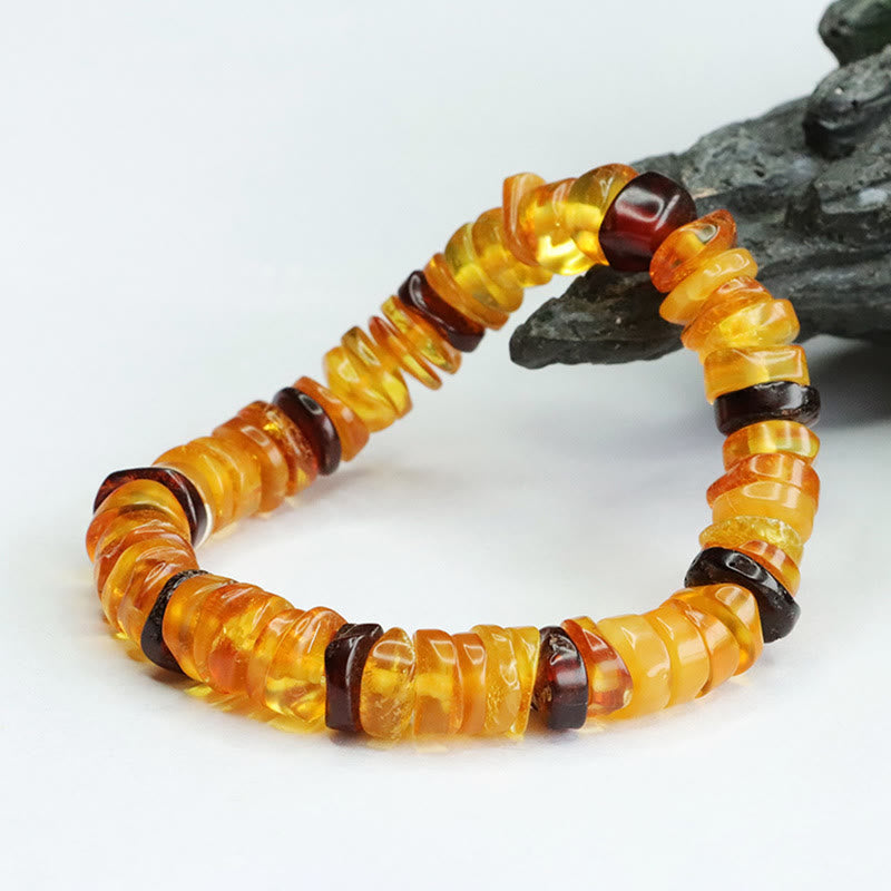 Amber Confidence Peace Buckle Bracelet