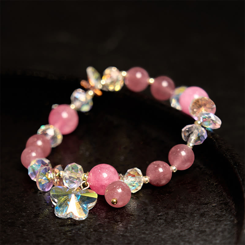 Strawberry Quartz Love Bracelet - Emotional Healing