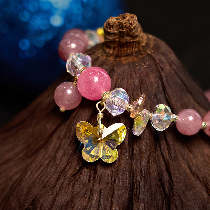 Strawberry Quartz Love Bracelet - Emotional Healing