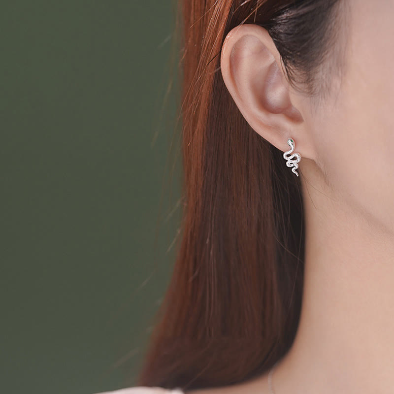 925 Sterling Silver Year of the Snake Jewelry Set for Calm & Balance