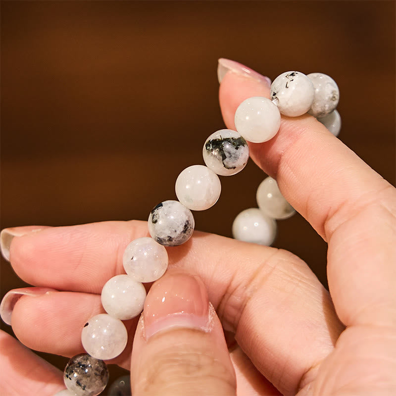 Rainbow Moonstone Harmony Bracelet 8mm