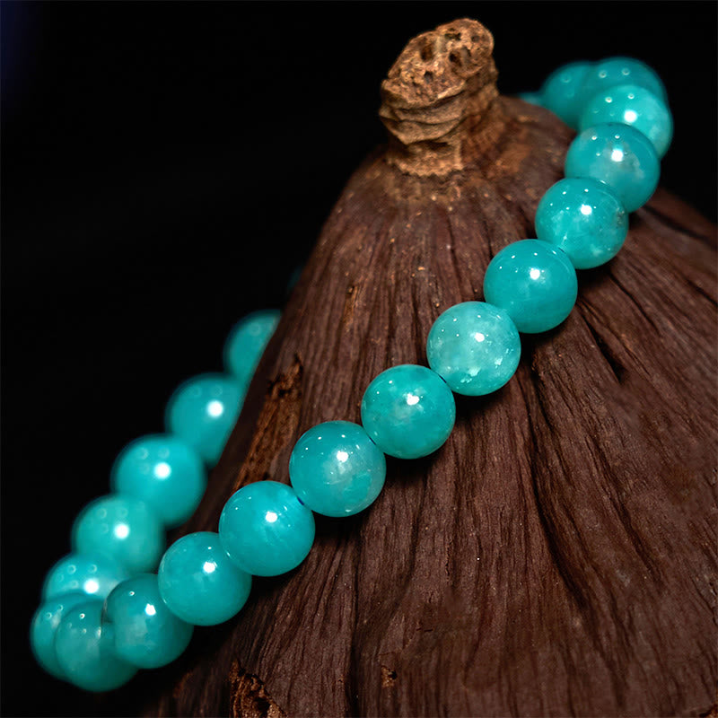 8mm Amazonite Bracelet for Emotional Balance
