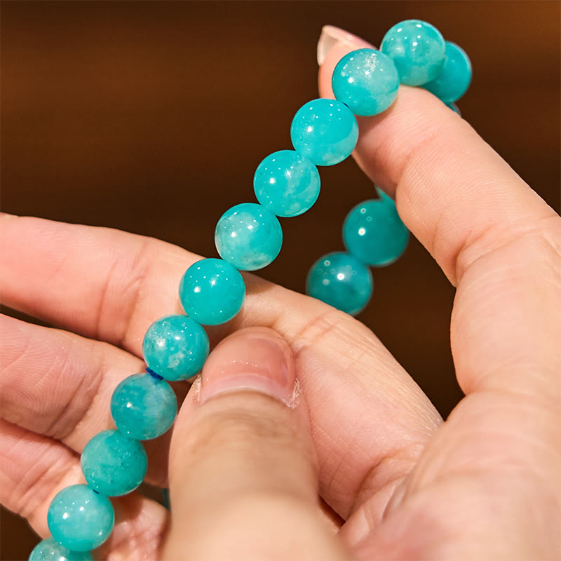 8mm Amazonite Bracelet for Emotional Balance