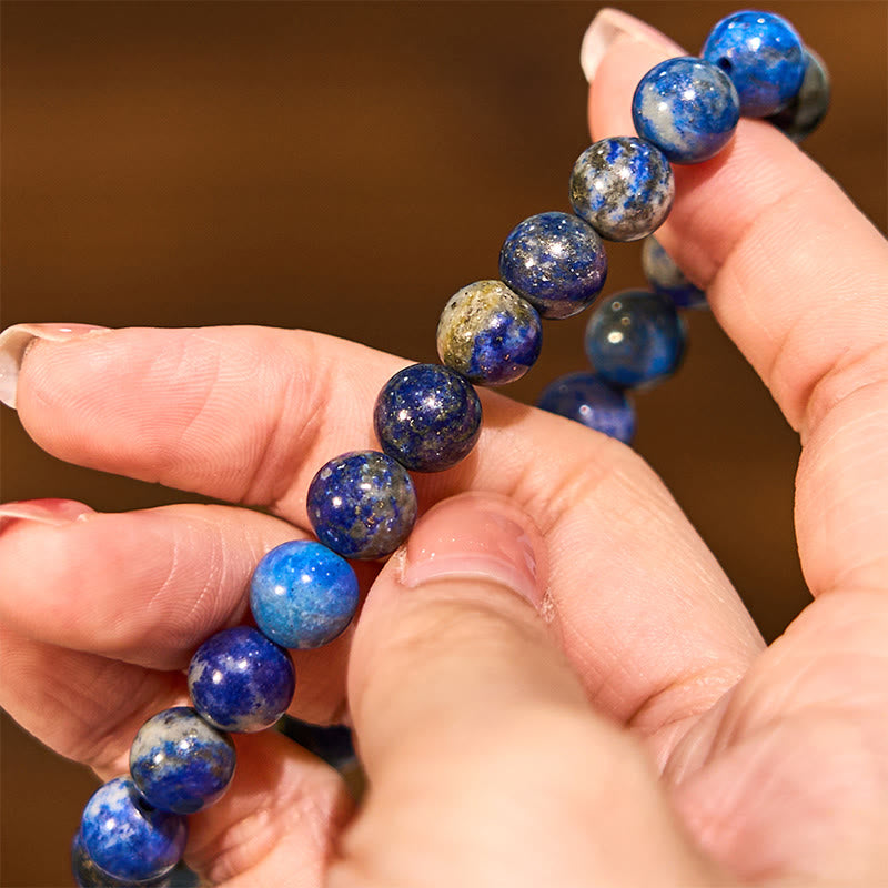 Authentic Lazurite Bracelet for Balance, Serenity & Positive Energy
