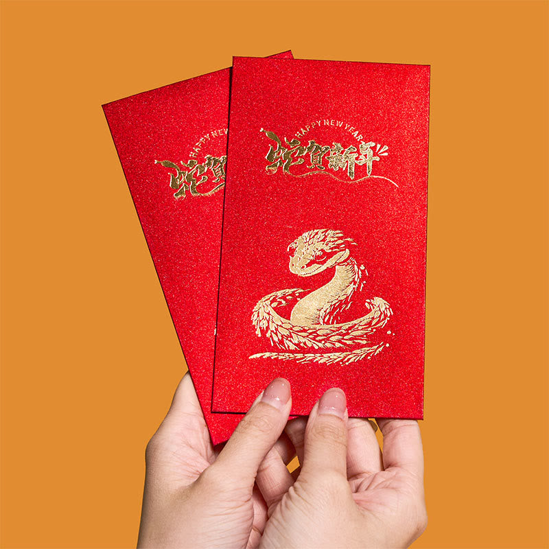 2025 Year of the Snake Red Envelopes | Lucky Money Gift