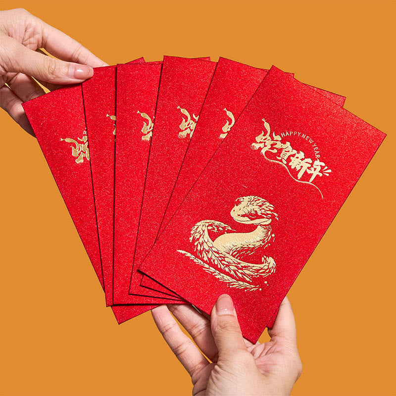 2025 Year of the Snake Red Envelopes | Lucky Money Gift