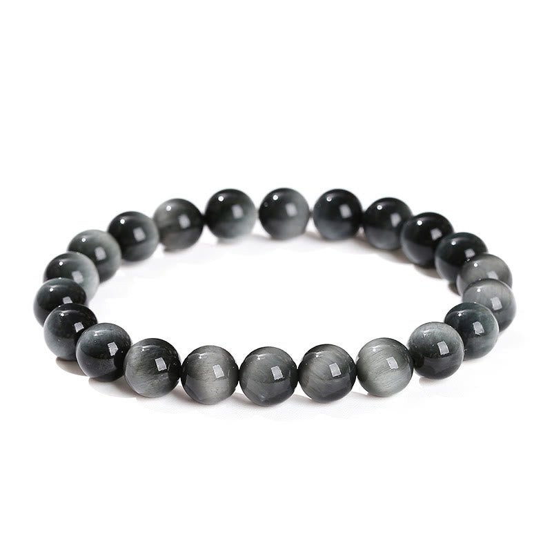 8mm Eagle's Eye Stone Positive Energy Courage Bracelet for Women