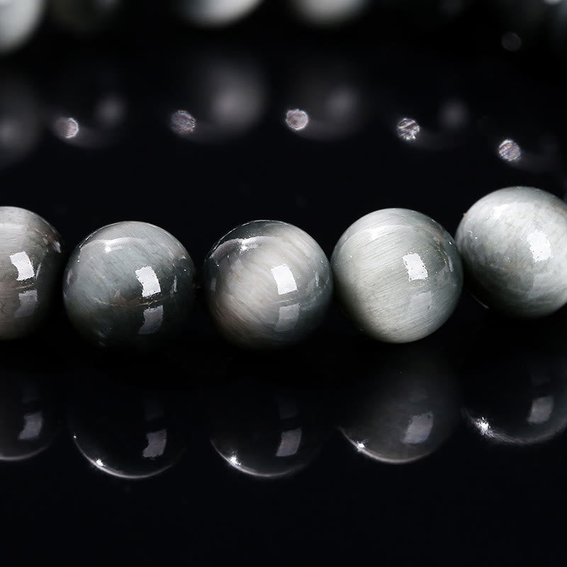 8mm Eagle's Eye Stone Positive Energy Courage Bracelet for Women