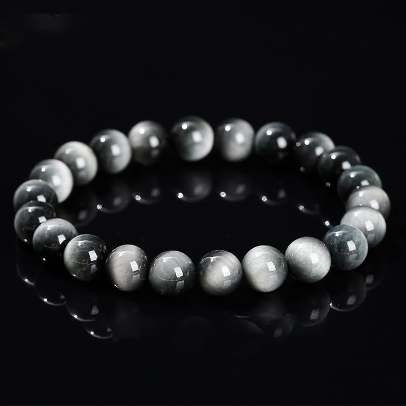 8mm Eagle's Eye Stone Positive Energy Courage Bracelet for Women