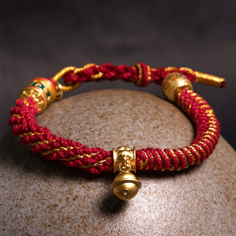 Om Mani Padme Hum Copper Zakiram Amulet Bracelet 14-16cm