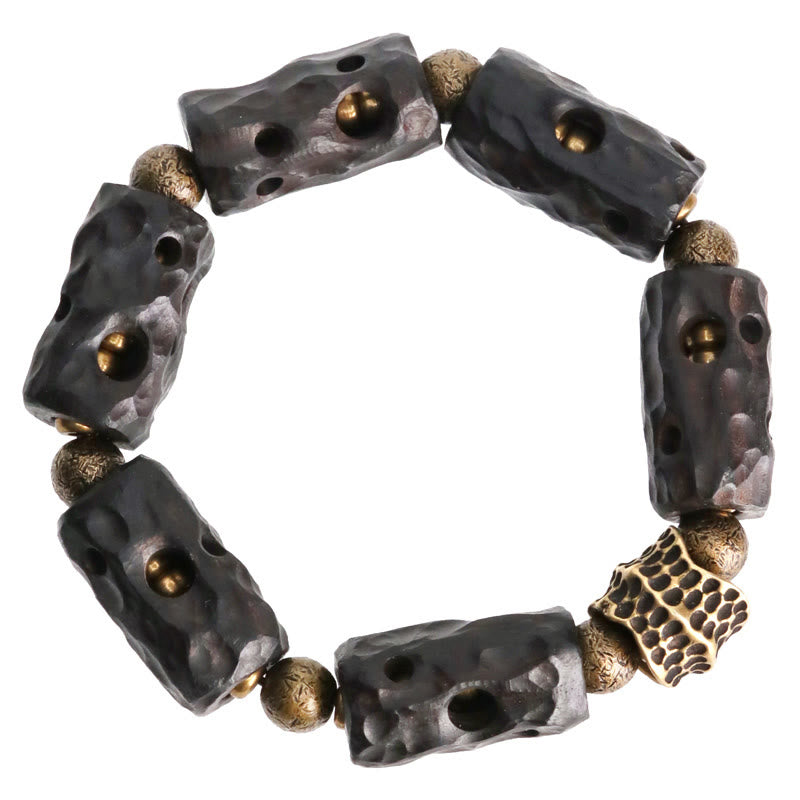 Ebony Wood Calm Bracelet for Grounding and Peace 14-17.5cm