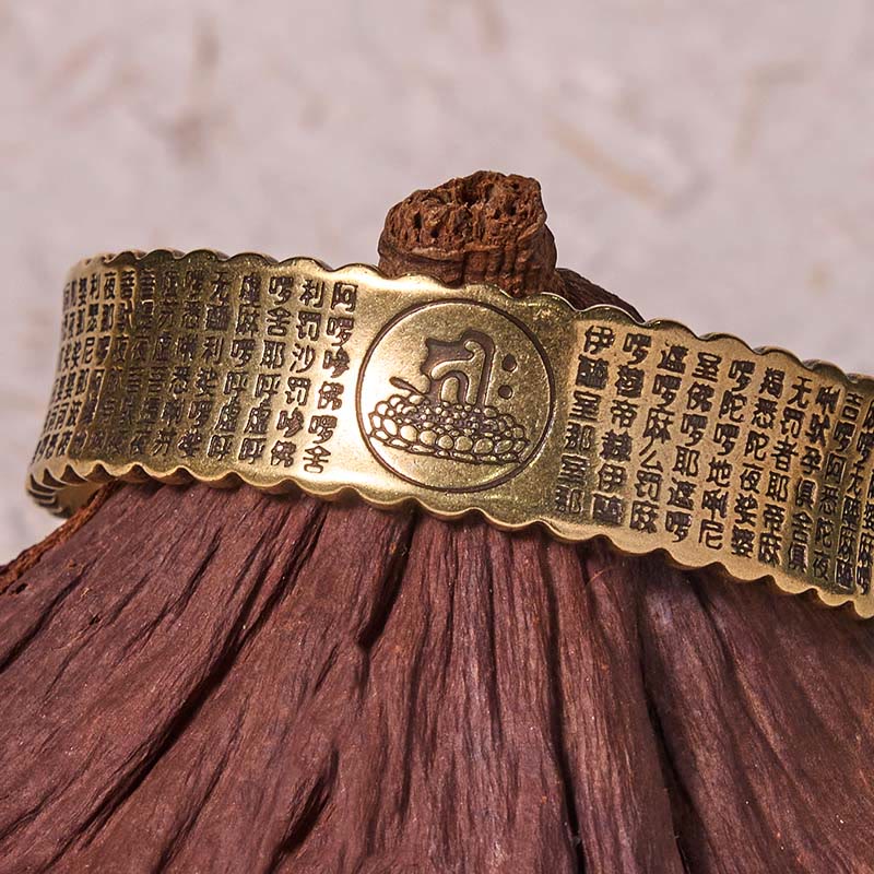 Great Compassion Mantra Copper Bracelet Bangle Adjustable Wrist