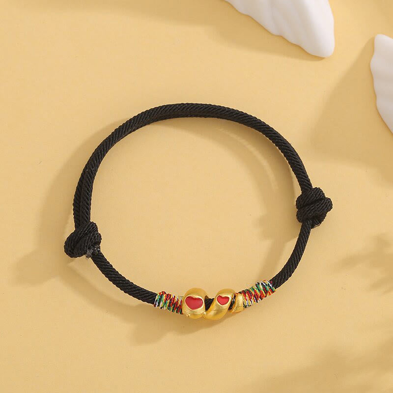 Adjustable Red String Snake Protection Bracelet Copper Alloy