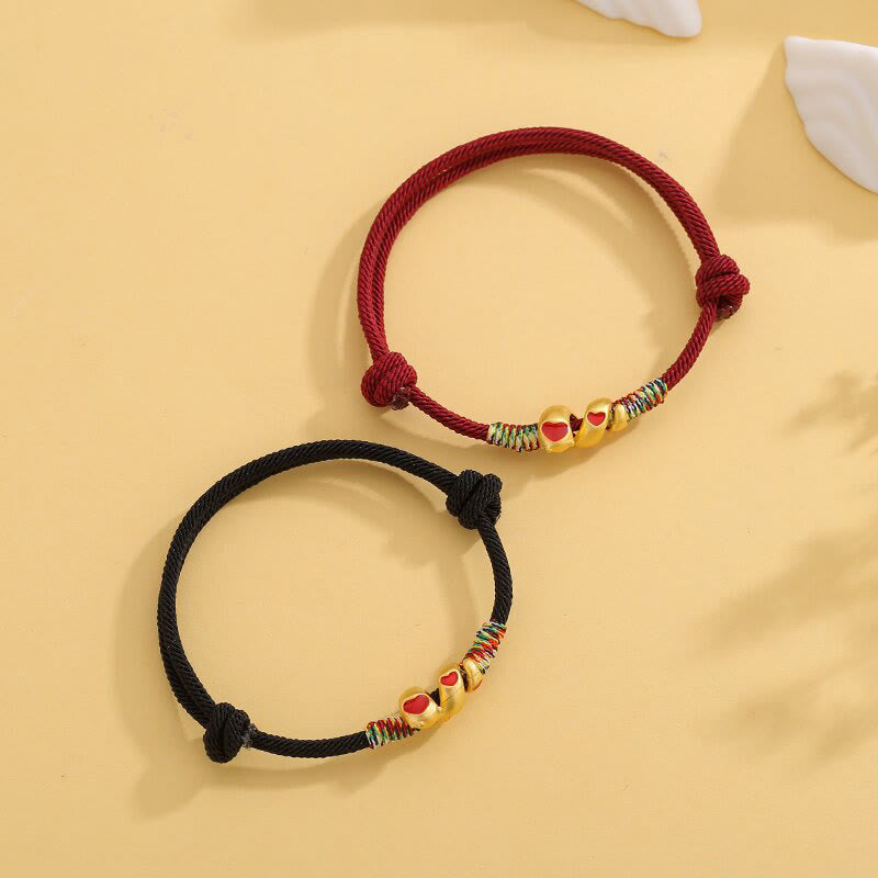 Adjustable Red String Snake Protection Bracelet Copper Alloy